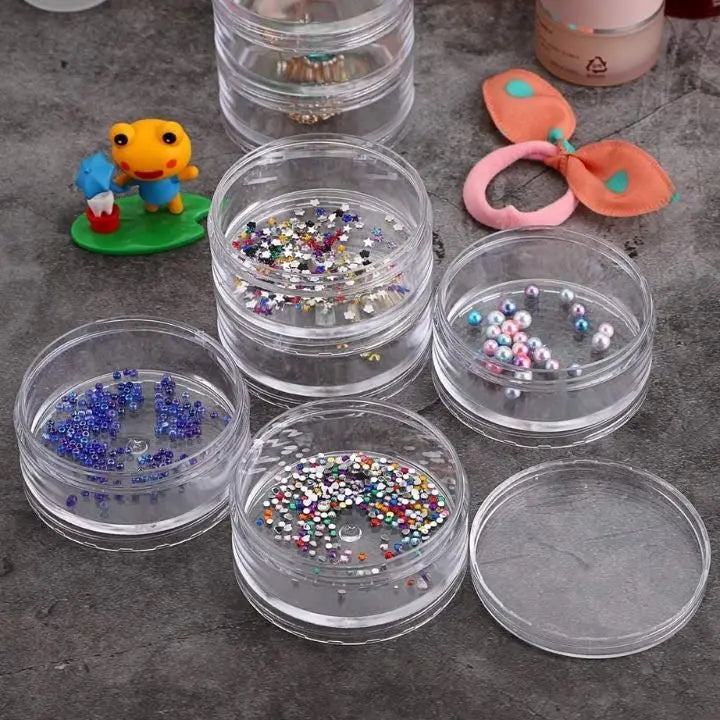 Sikunuo | 5-piece Multifunctional Stackable Containers for Accessories