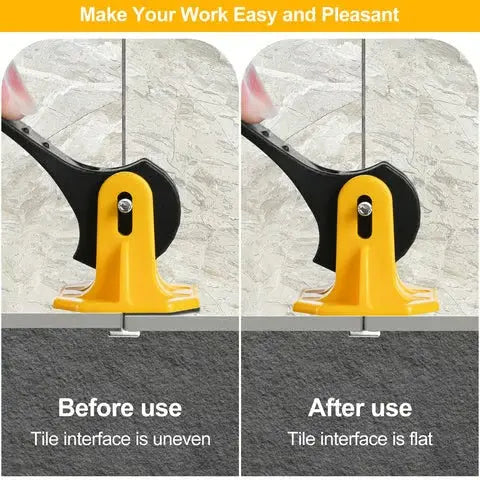 Sikunuo | 50 Piece Tile Leveling System with Steel Pins for Even Joints