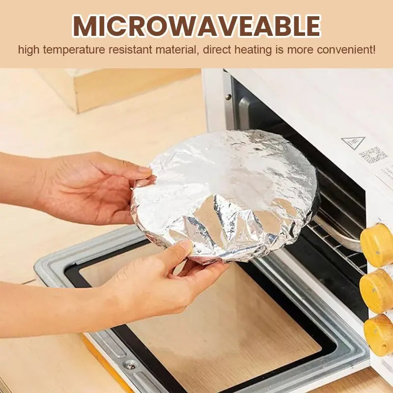 Sikunuo | 50-piece set insulating covers made of aluminum foil