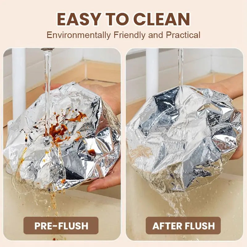 Sikunuo | 50-piece set insulating covers made of aluminum foil
