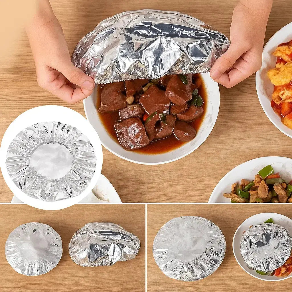 Sikunuo | 50-piece set insulating covers made of aluminum foil