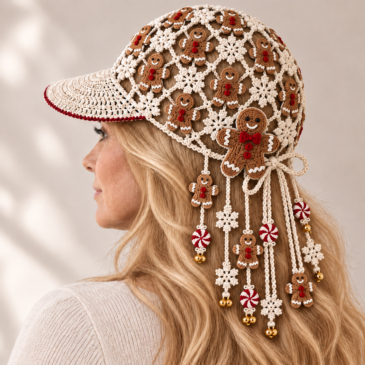 DIY Christmas Charm Crochet Cap Kit