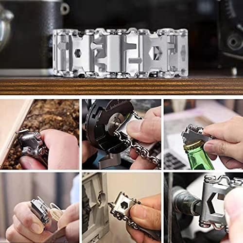 Sikunuo | 29-in-1 Stainless Steel Multitool Bracelet