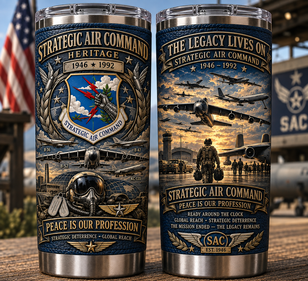 Strategic Air Command Heritage Insulated Travel Tumbler