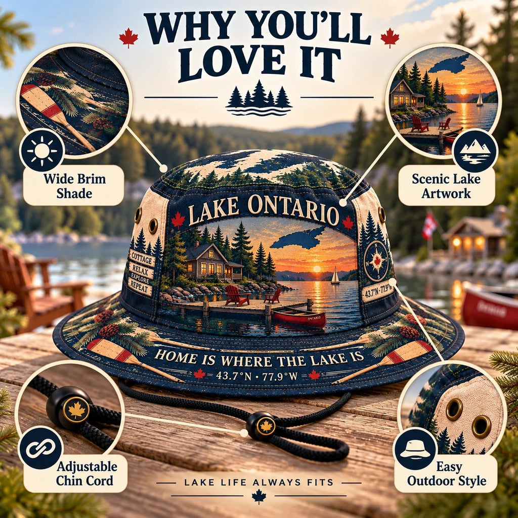 Lake Ontario Cottage Life Boonie Hat