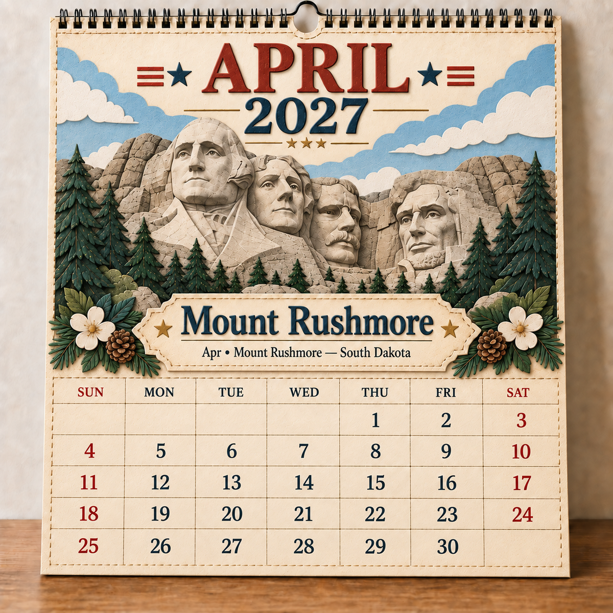 2027 America’s Iconic Landmarks Wall Calendar