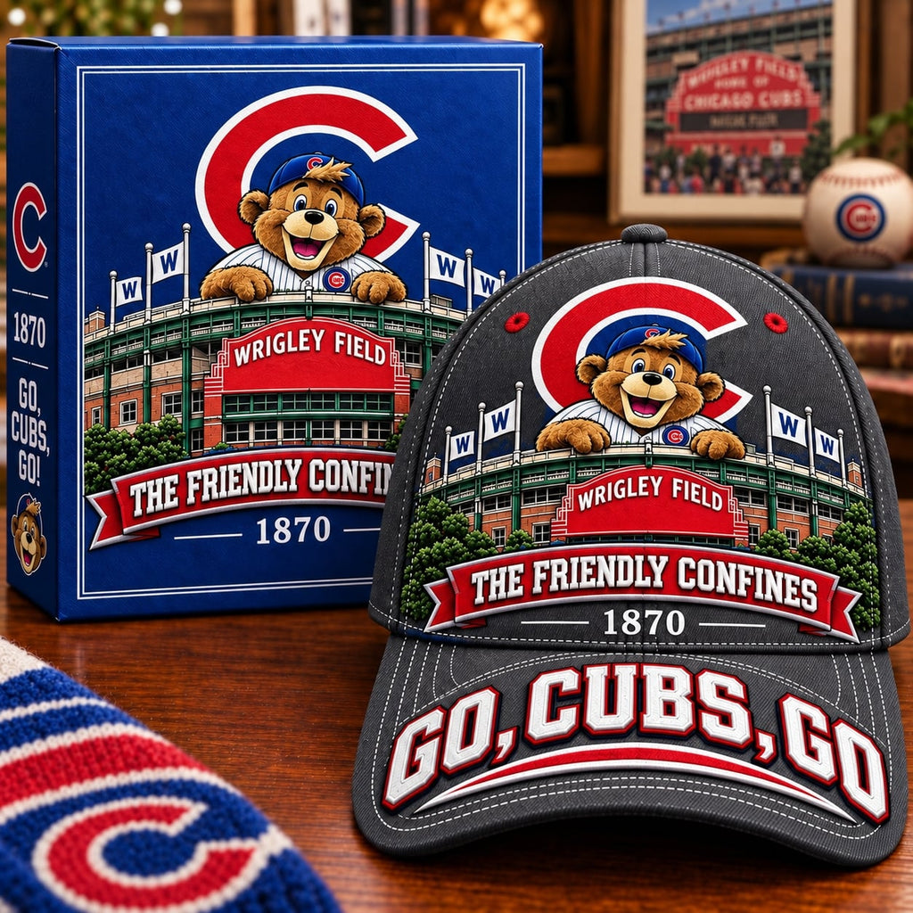 “GO, CUBS, GO” 1870 Heritage Commemorative Cap