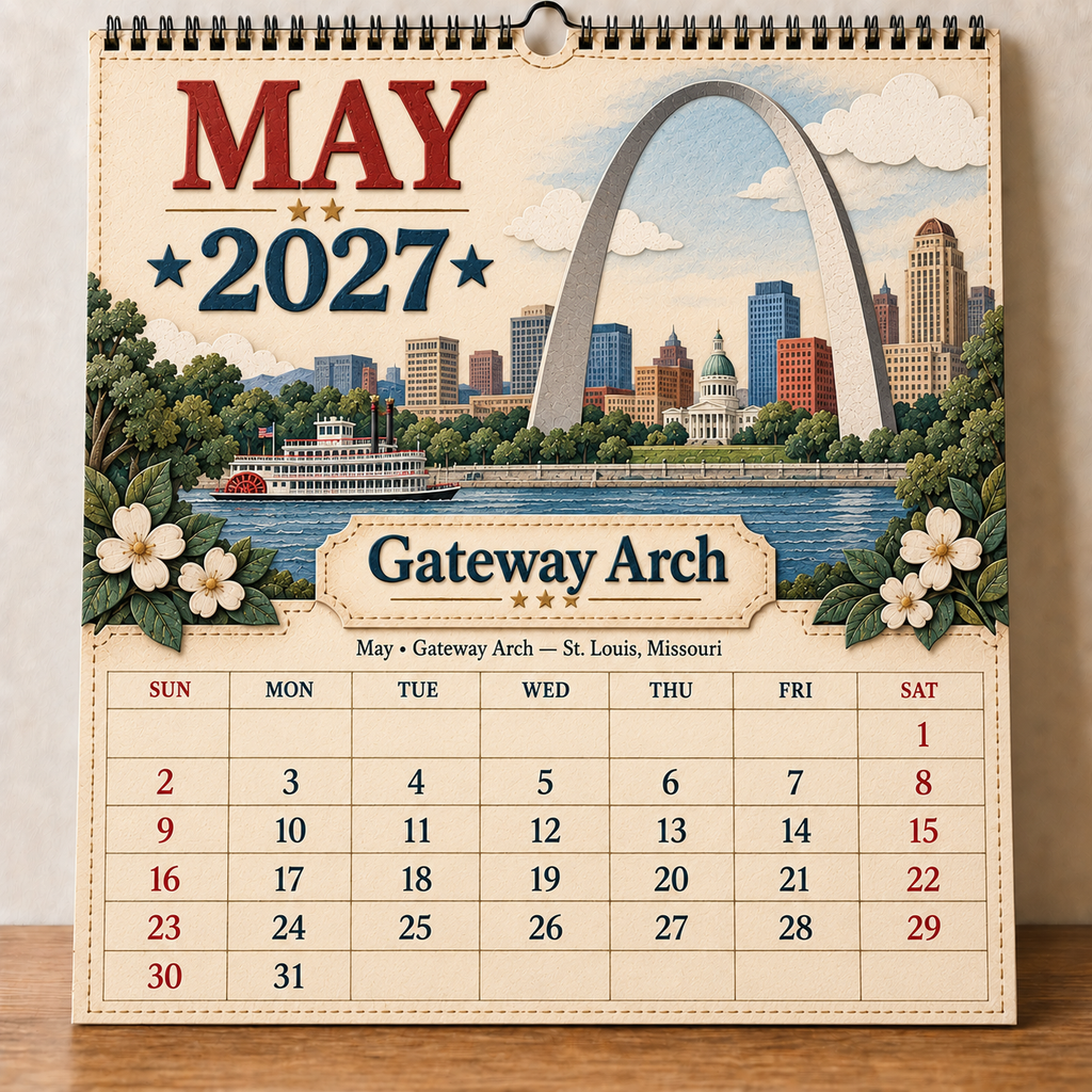 2027 America’s Iconic Landmarks Wall Calendar