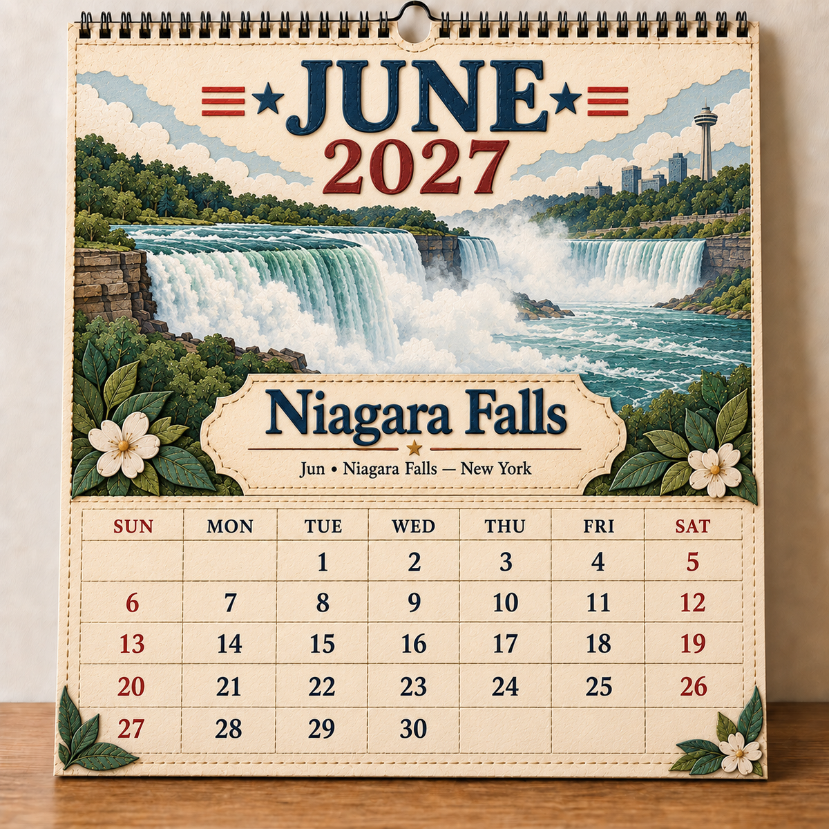 2027 America’s Iconic Landmarks Wall Calendar