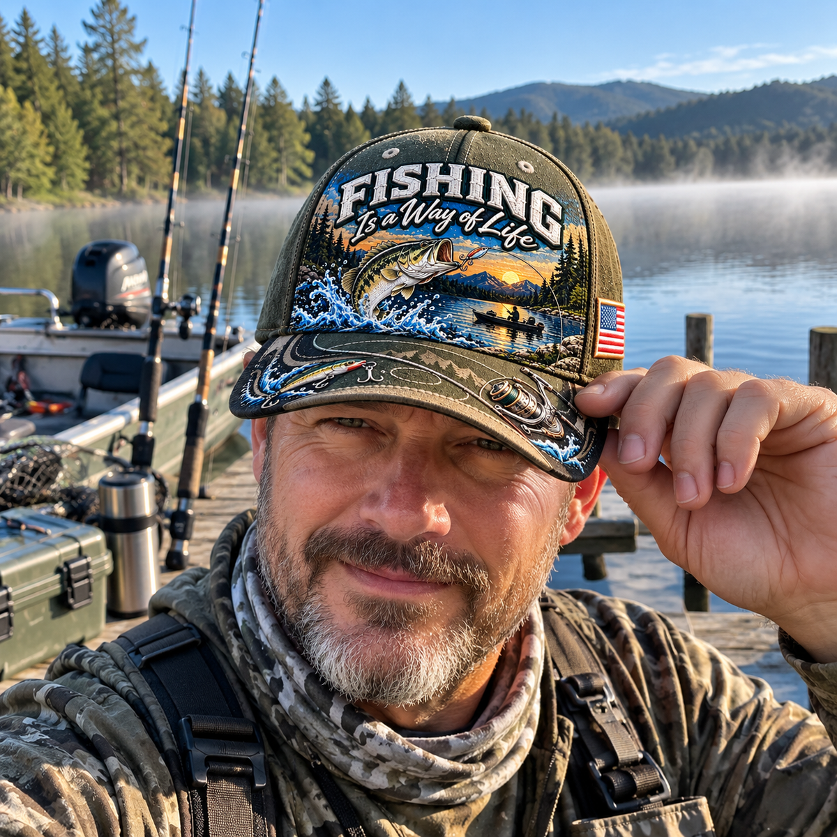 Fishing Is a Way of Life Baseball Cap
