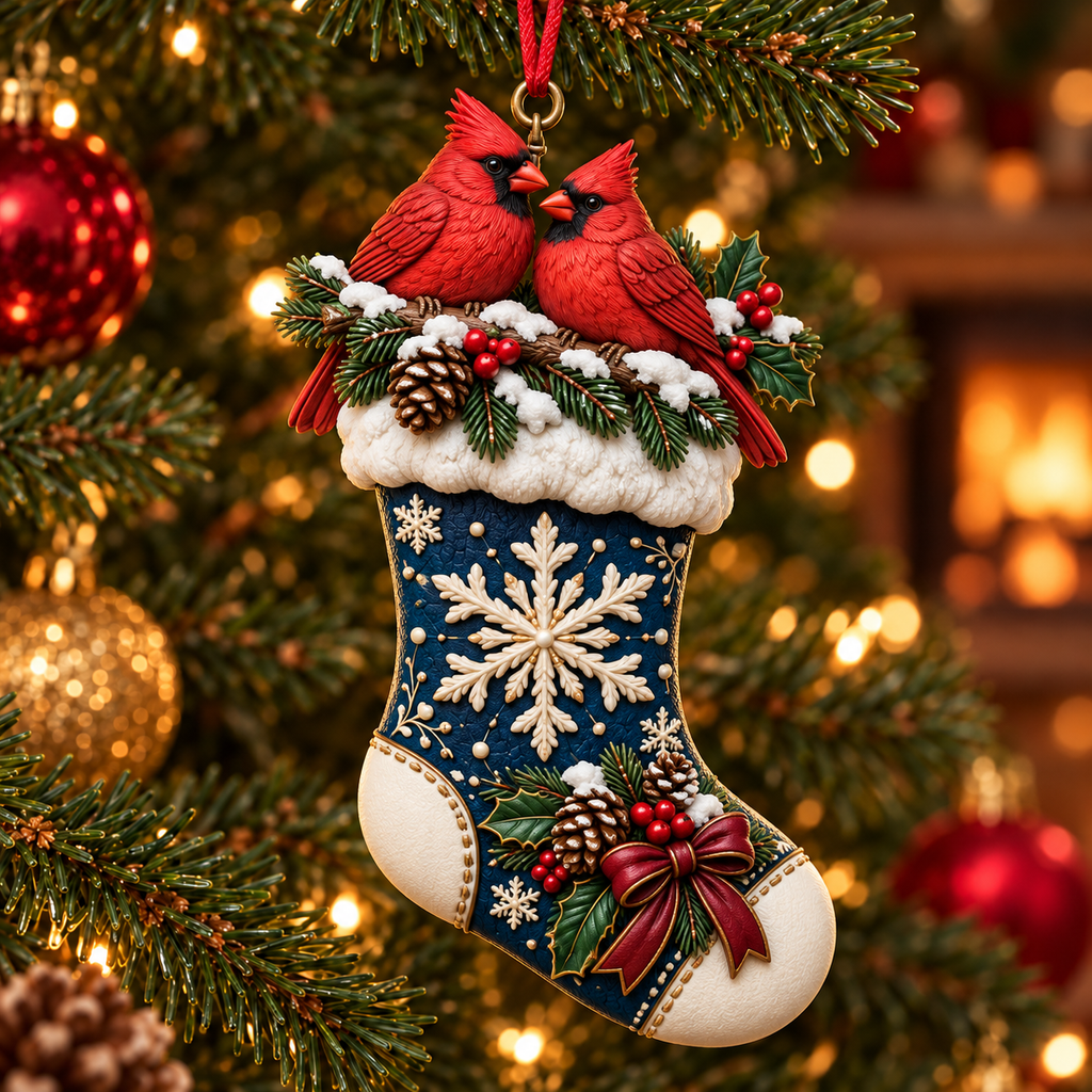 Christmas Storybook Stocking Ornaments