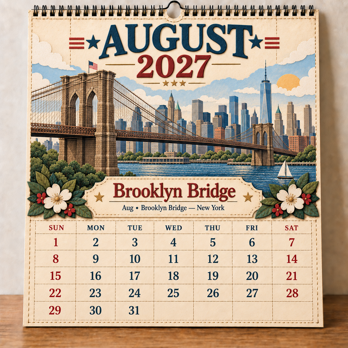 2027 America’s Iconic Landmarks Wall Calendar