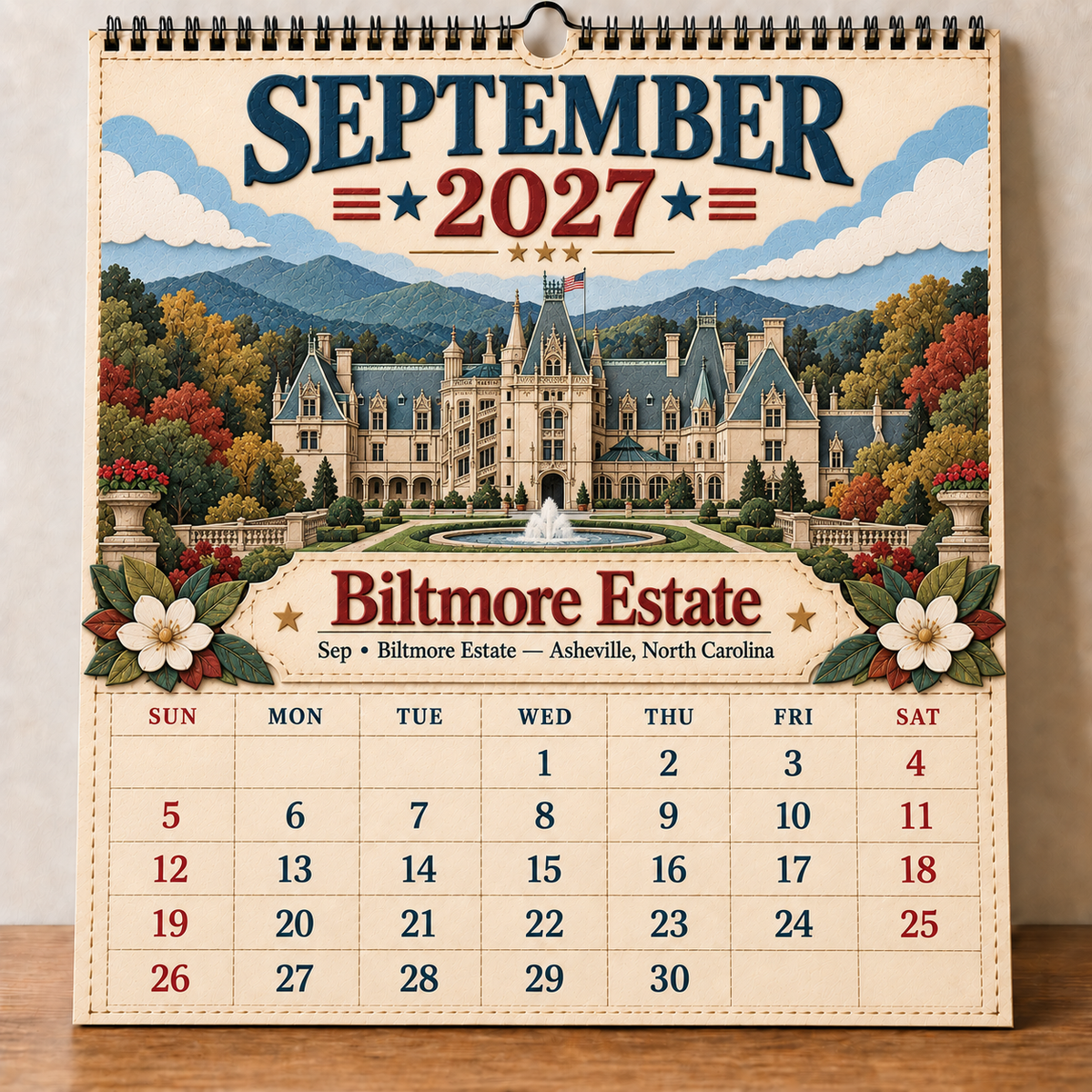 2027 America’s Iconic Landmarks Wall Calendar