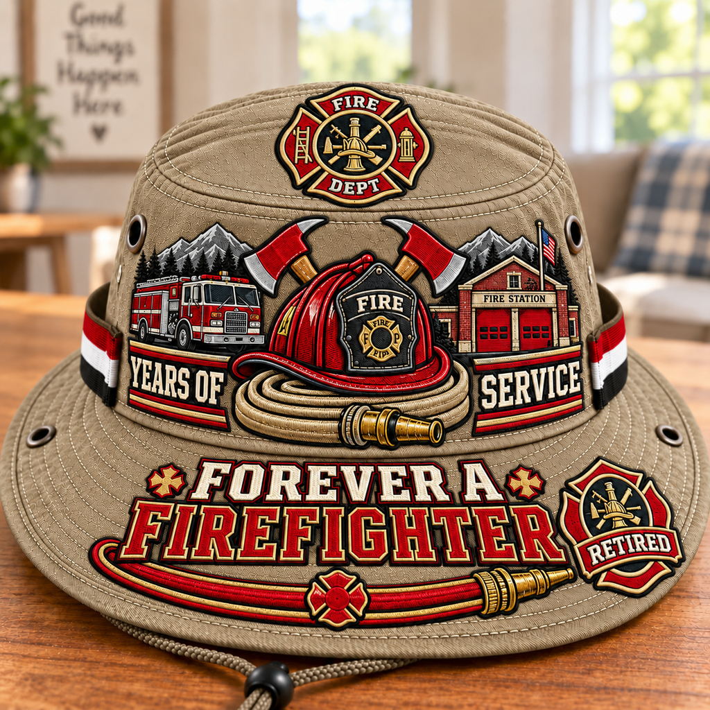 Forever A Firefighter Boonie Hat