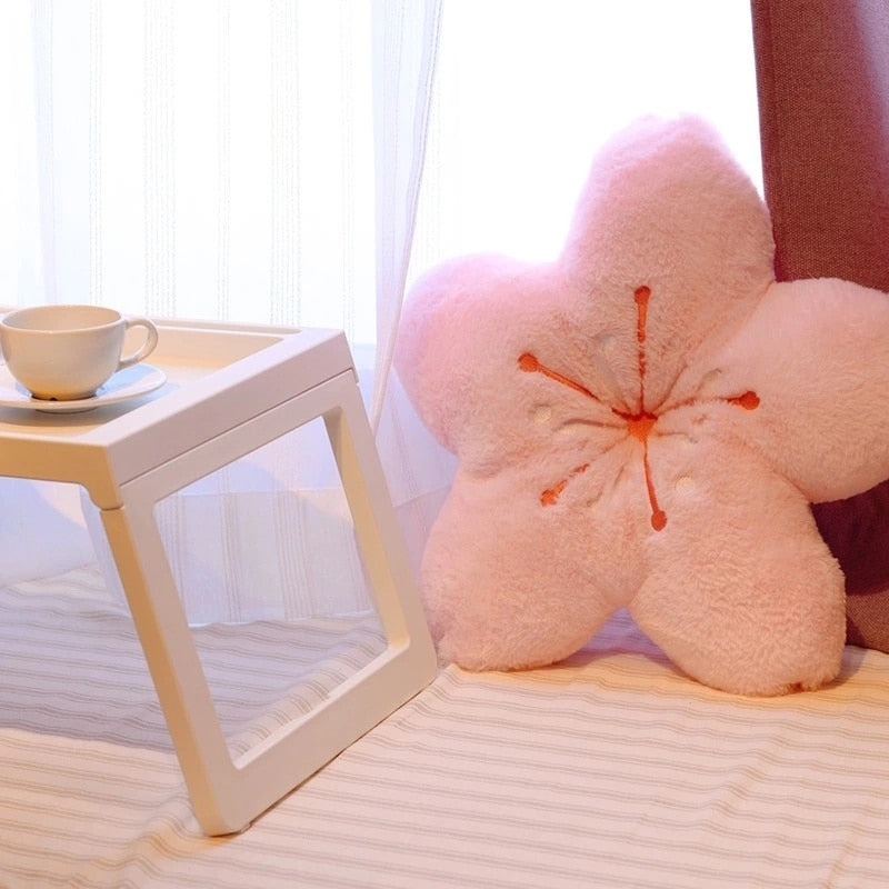 Sikunuo | Colorful Cherry Flower Seat Cushion Pillow