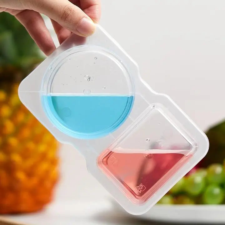 Sikunuo | 5+5 | Leak-proof double container for sauces & snacks