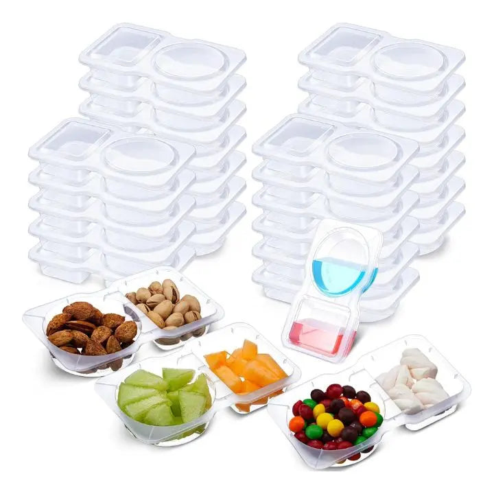 Sikunuo | 5+5 | Leak-proof double container for sauces & snacks
