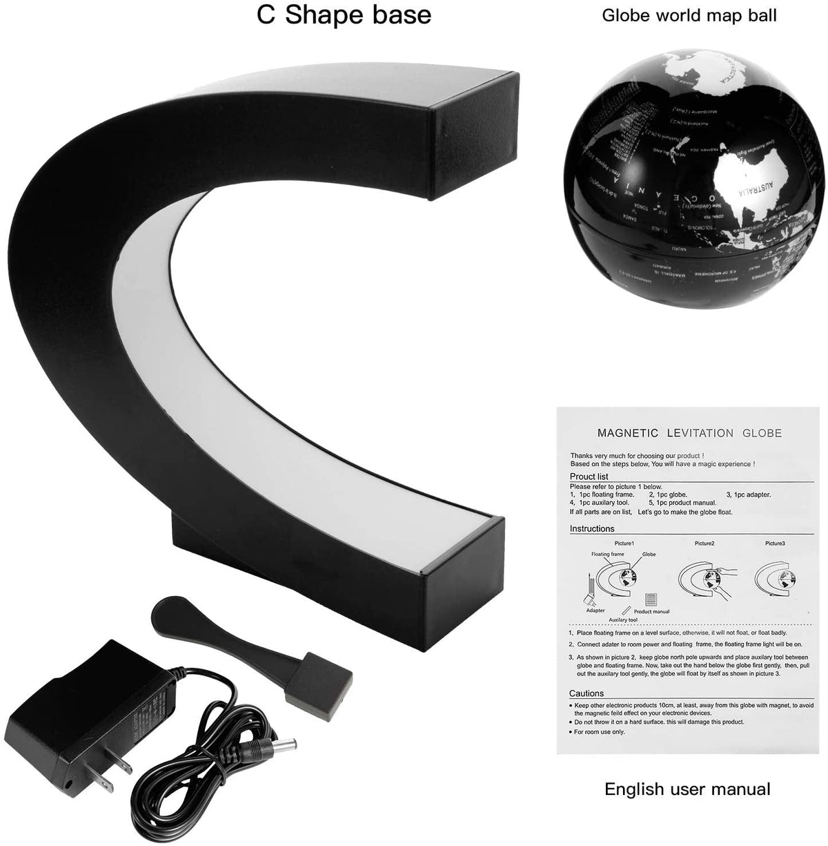 Sikunuo | Floating Antigravity Globe LED Lamp