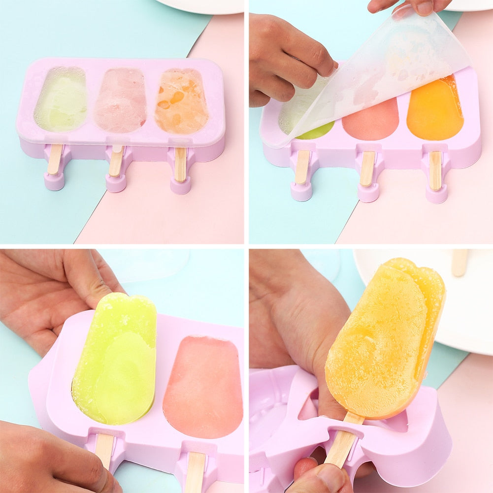 Sikunuo | Cute Rabbit Ice Cream Molds