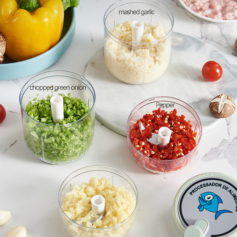 Sikunuo | Portable Manual Fast Garlic Vegetable Chopper