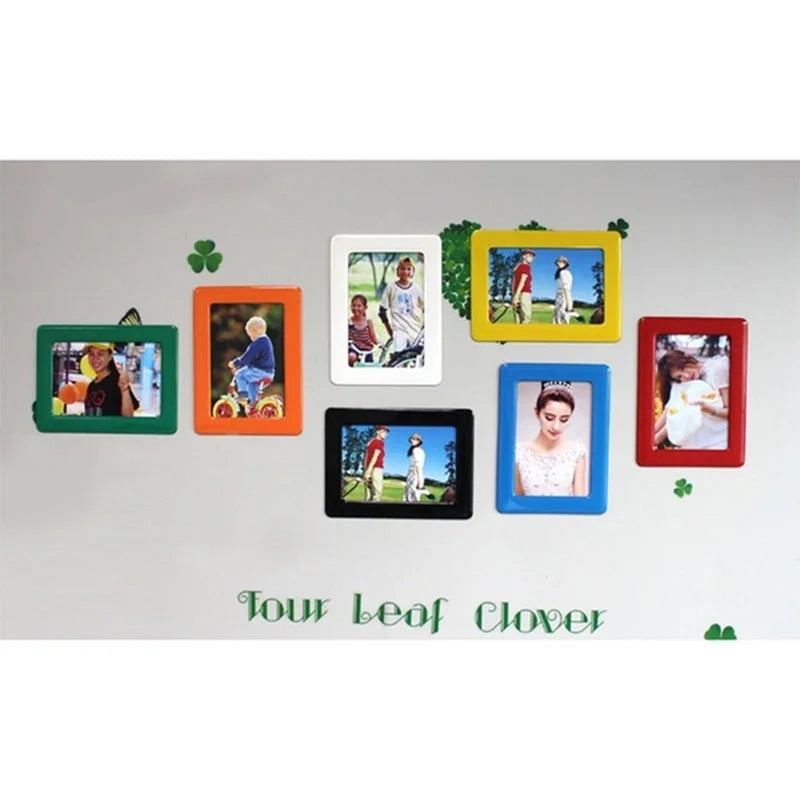 Sikunuo | Magnetic Fridge Colorful DIY Photo Frames