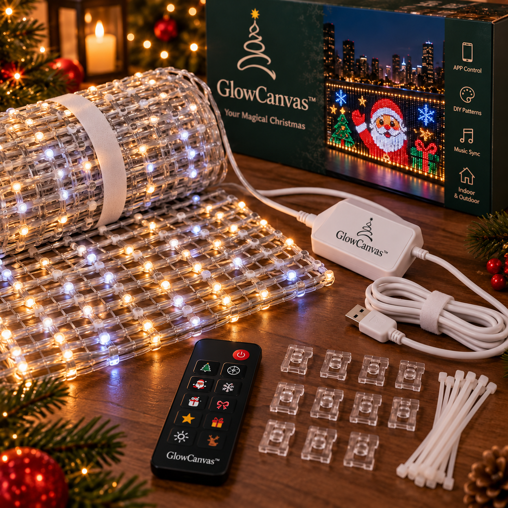 ✨ Smart Pixel Curtain Lights – App-Controlled LED Display