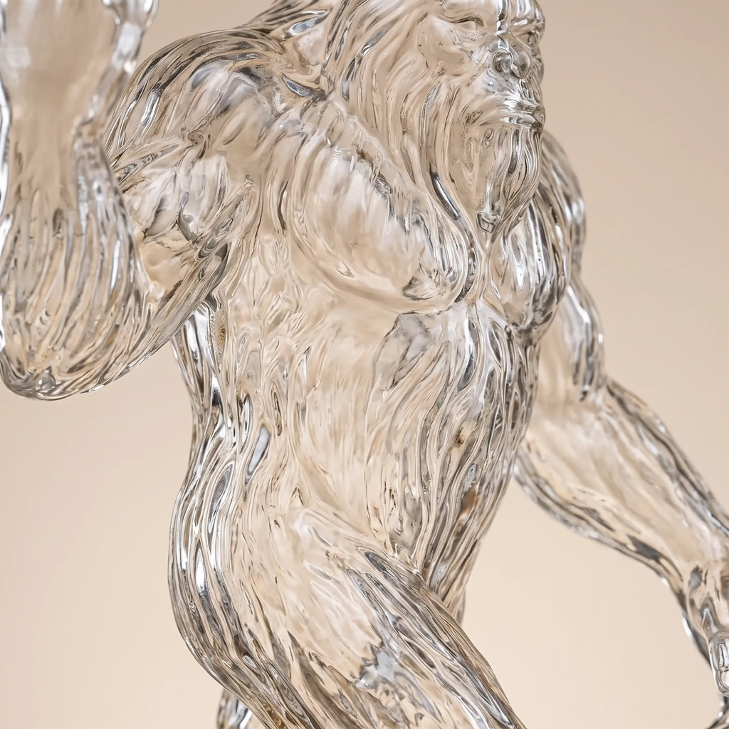 Sikunuo | Whiskey Decanter Funny Bigfoot Glass Bottle