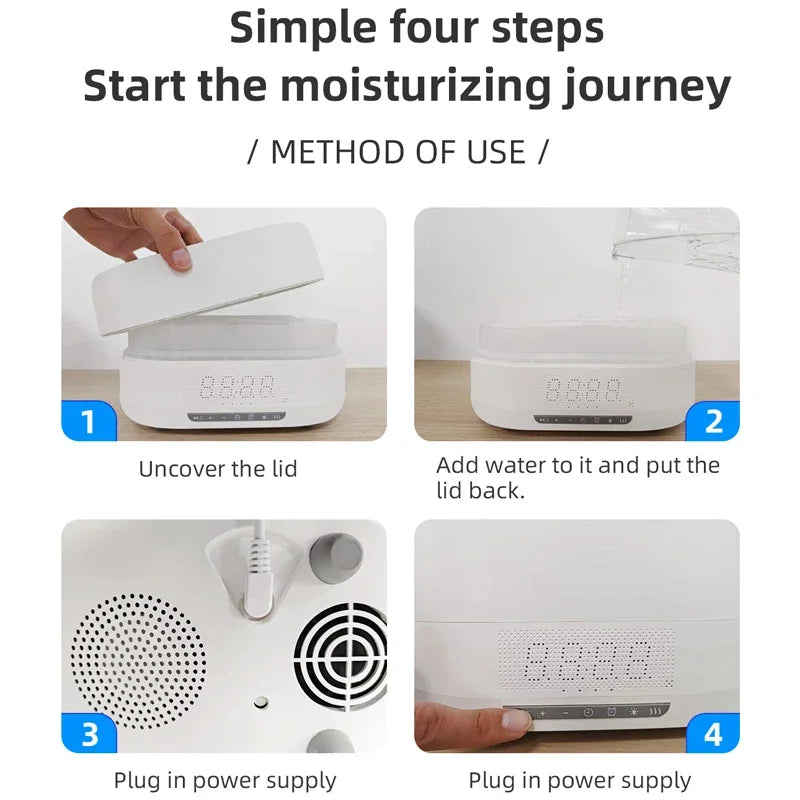 Sikunuo | 3in1 Mist Tune Air Humidifier Bluetooth Speaker