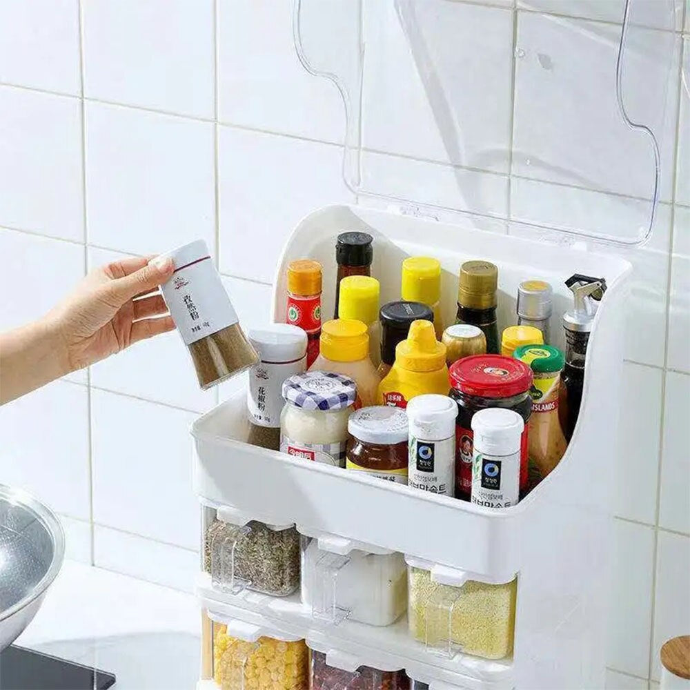 Sikunuo | MultiFunctional Double Rack Spice Organizer