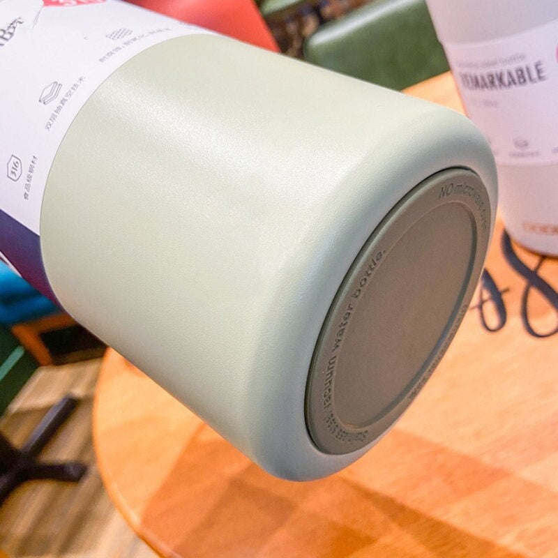 Sikunuo | Stainless Steel Built-in Straw Camping Thermos