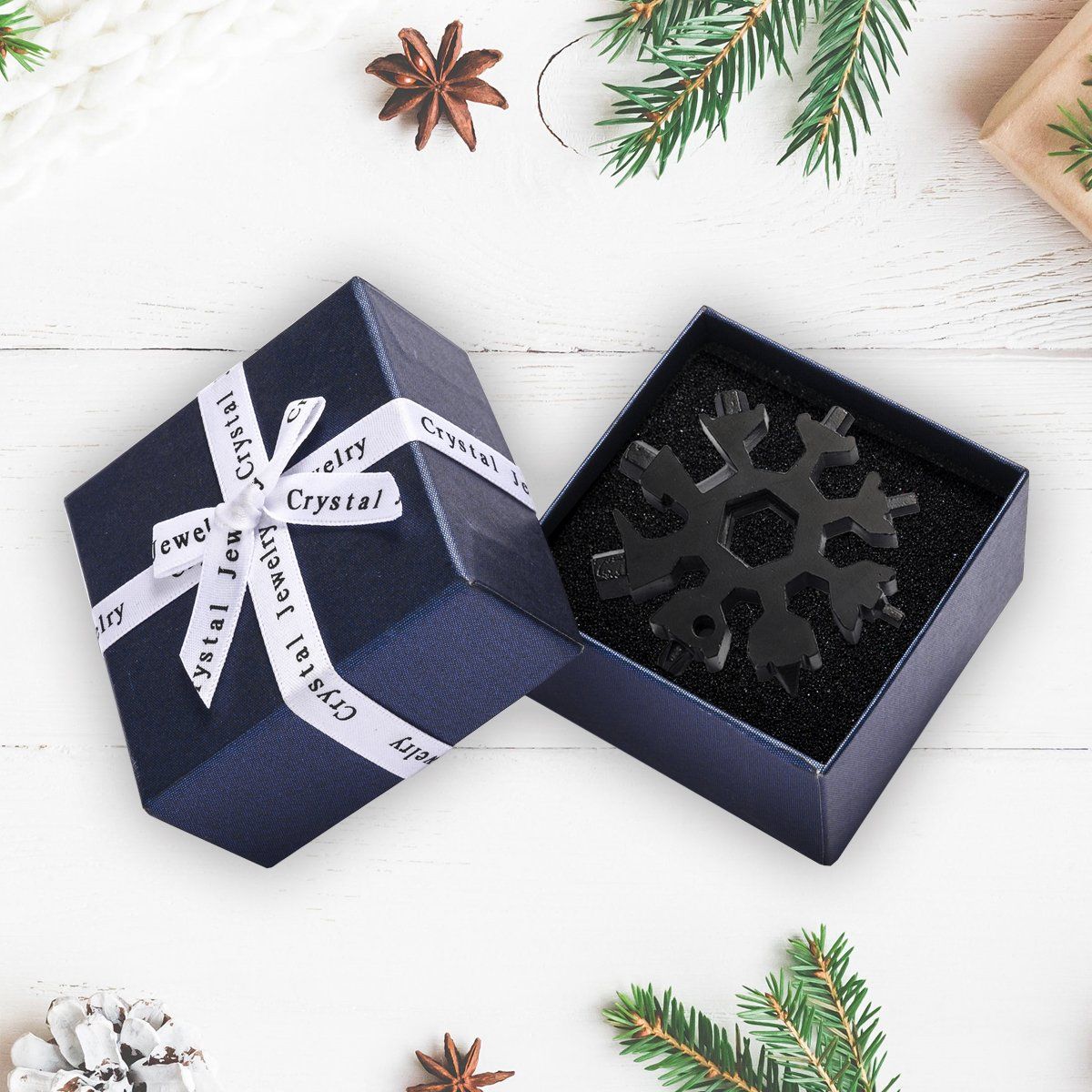 Sikunuo | Snowflake - MultiTool 18-in-1 Stainless Steel Portable for Outdoor Adventures
