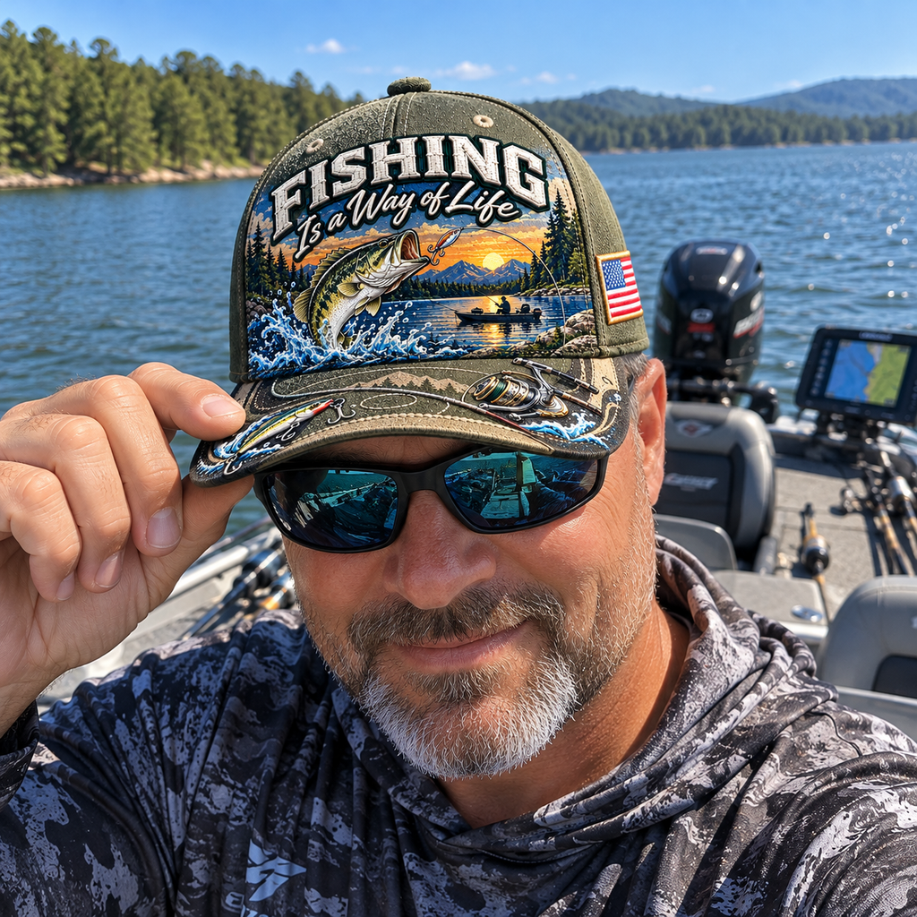 Fishing Is a Way of Life Baseball Cap