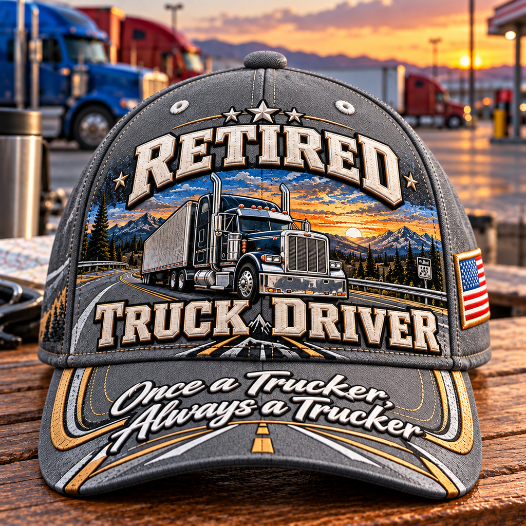 Retired Truck Driver Baseball Cap