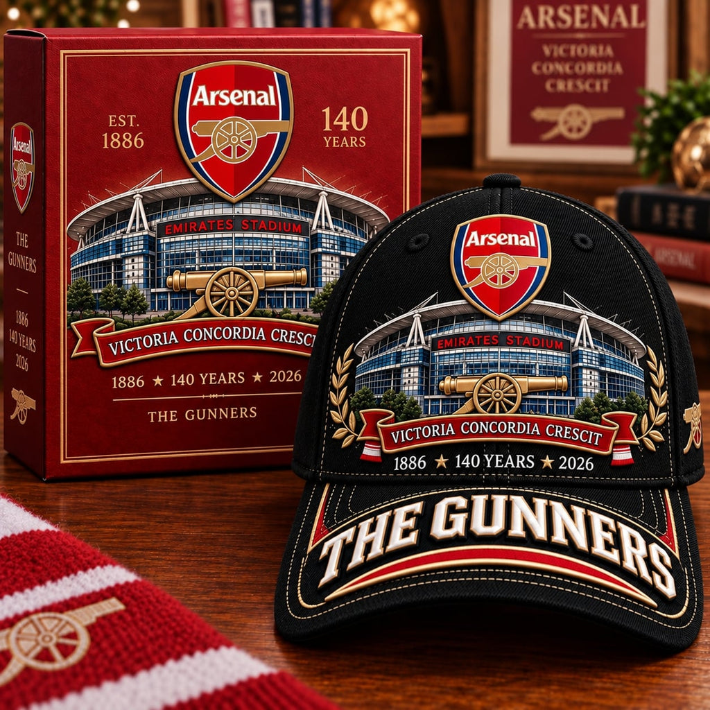 “The Gunners” 1886–2026 140th Anniversary Commemorative Cap