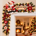 Christmas Growing Old Together Door Corner Decoration