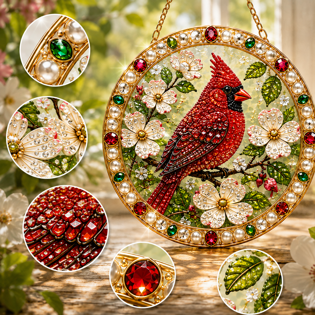 DIY Jeweled Garden Blessings Hanging Decor Kit