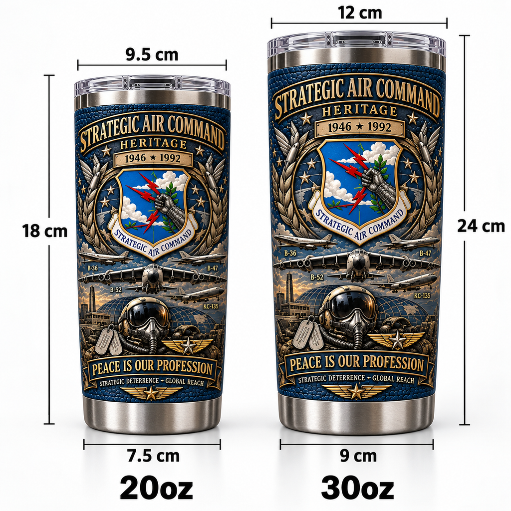 Strategic Air Command Heritage Insulated Travel Tumbler