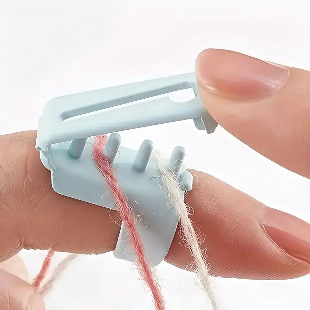 Sikunuo | 5-piece Set Yarn Guide Ring – for comfortable and fast knitting & crocheting!