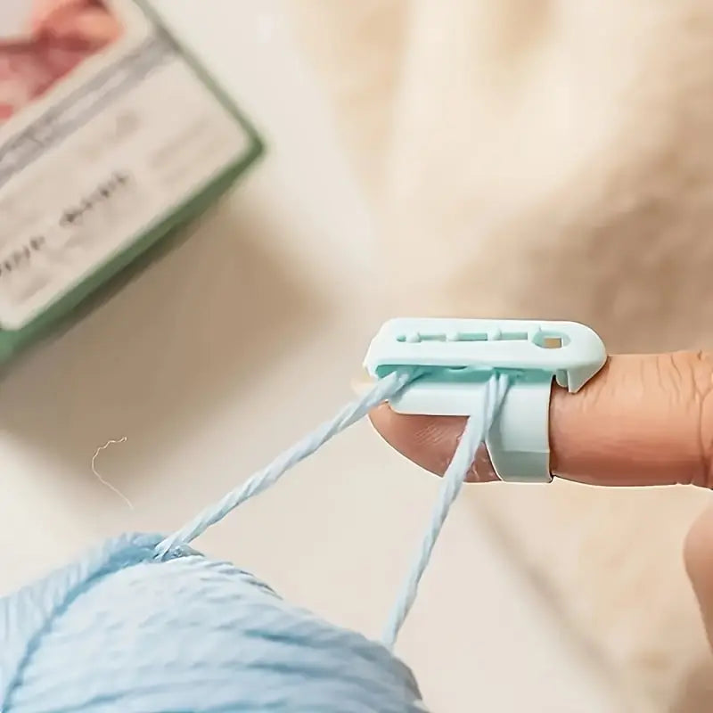 Sikunuo | 5-piece Set Yarn Guide Ring – for comfortable and fast knitting & crocheting!