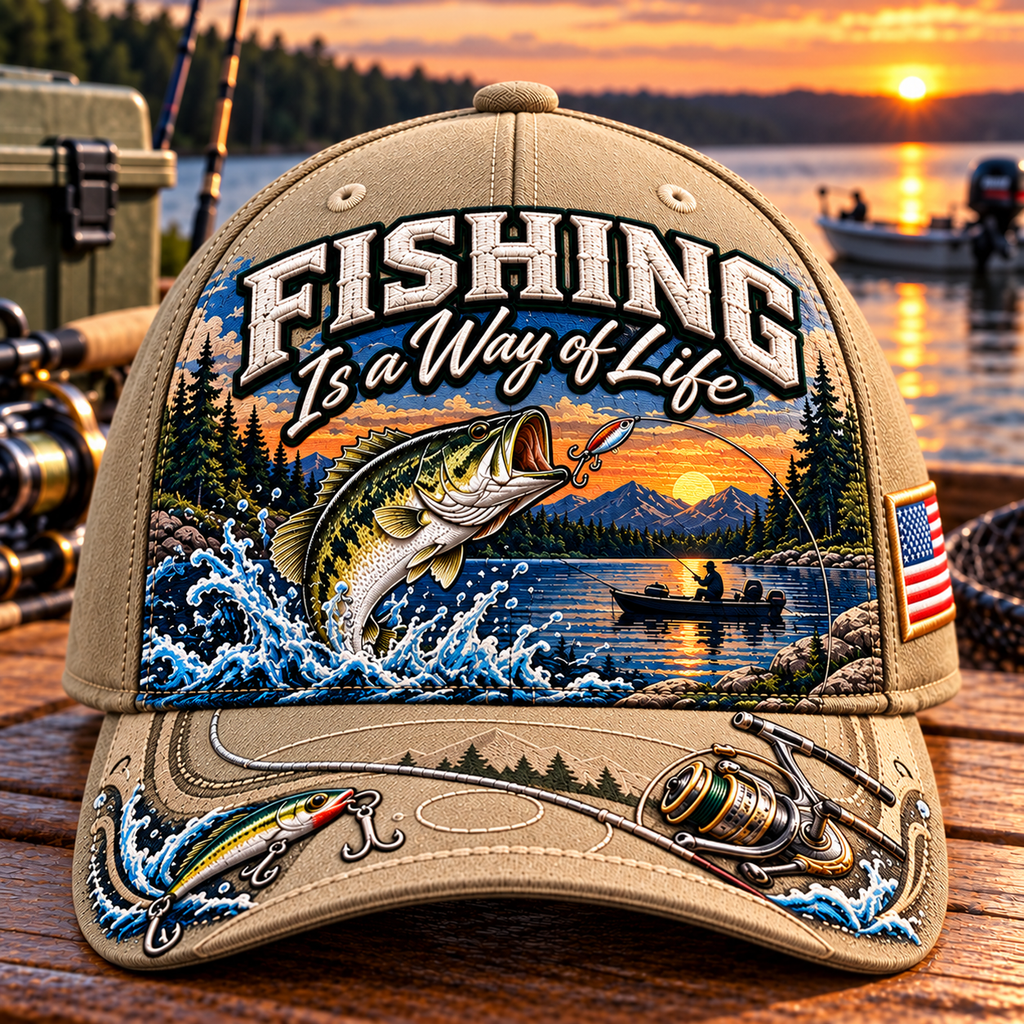 Fishing Is a Way of Life Baseball Cap