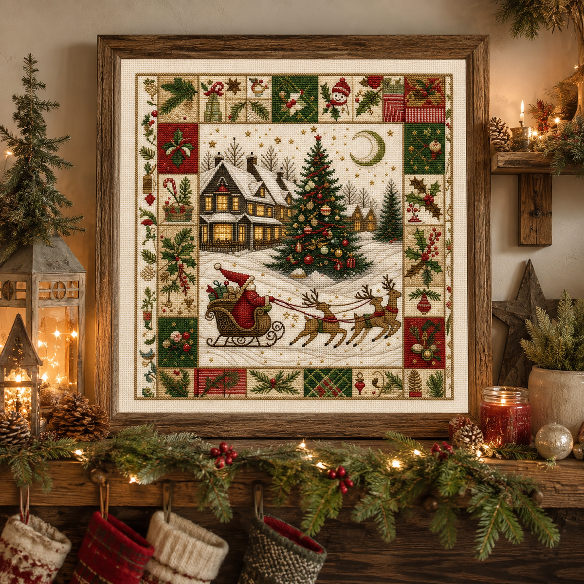 Christmas Cross Stitch Kit