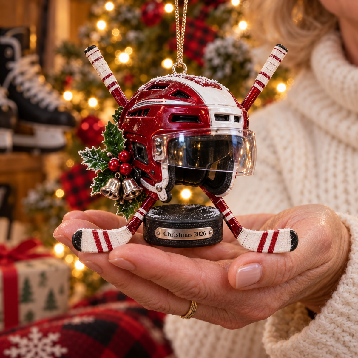 2026 Hockey Christmas Ornaments