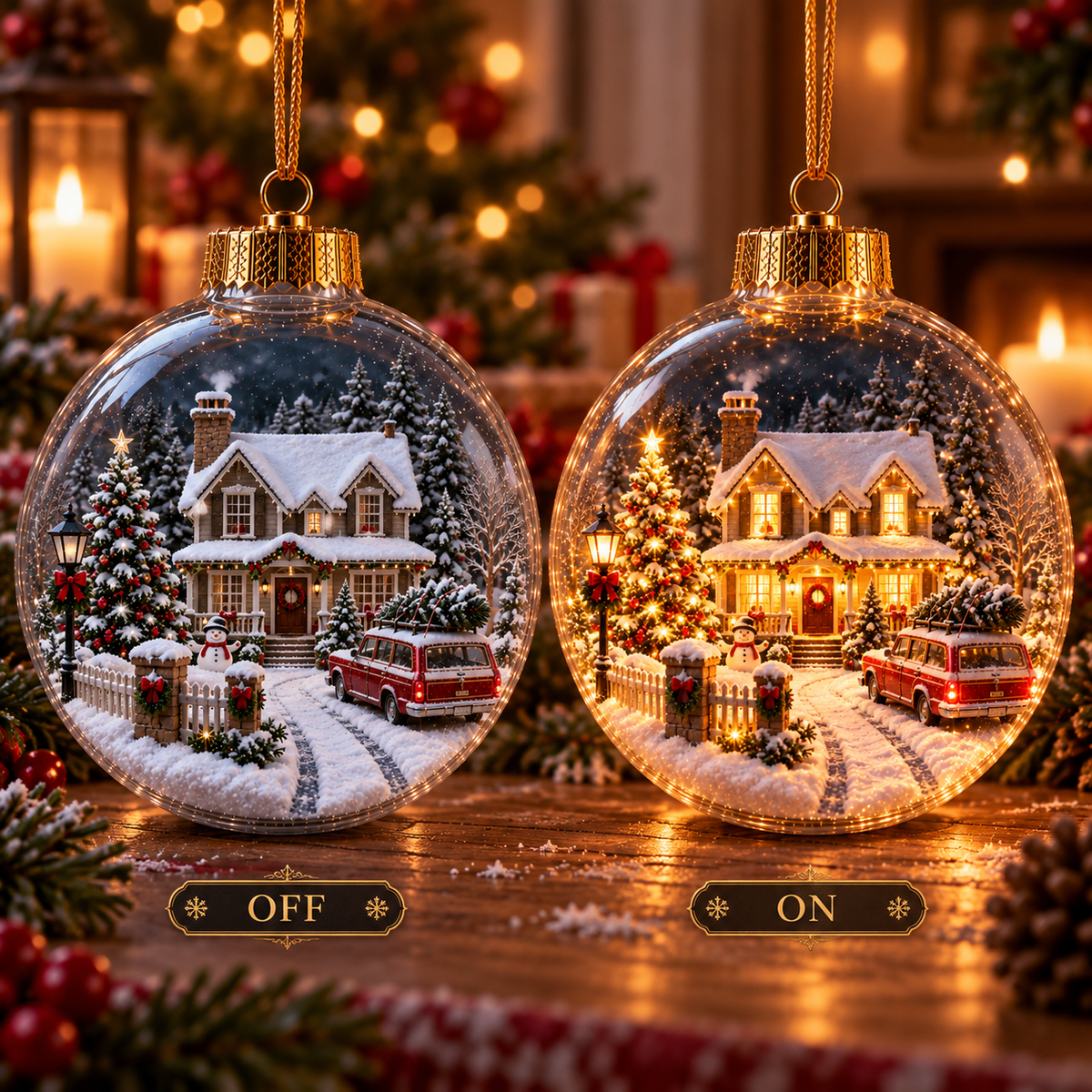 The Christmas We Remember – Light-Up Story Ornament