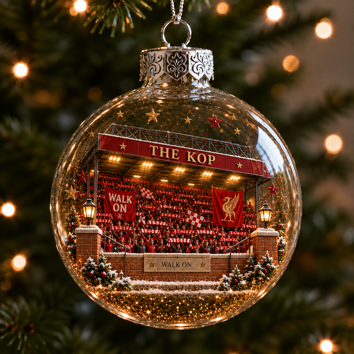 Light-Up Football Heritage Ornament