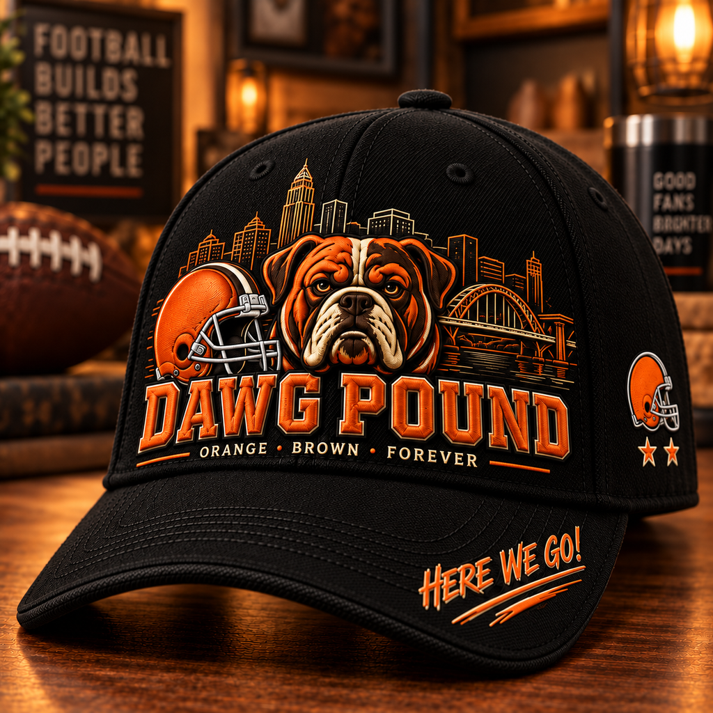 Dawg Pound Football Fan Cap