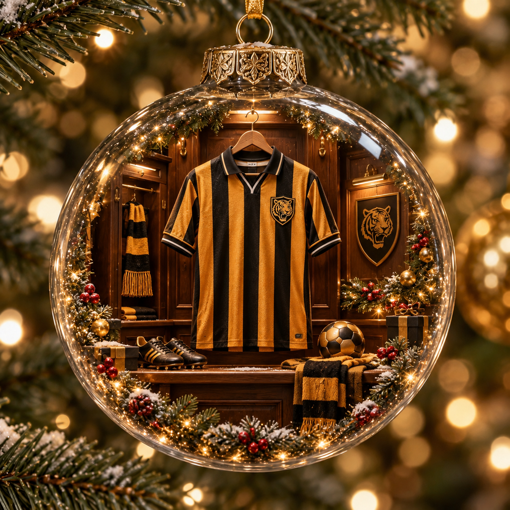 Roar with Pride Light-Up Football Heritage Ornament