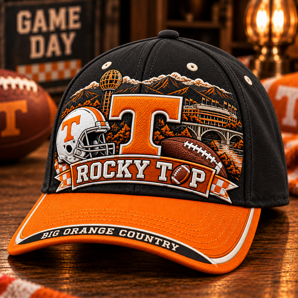 Vols Orange Football Fan Cap
