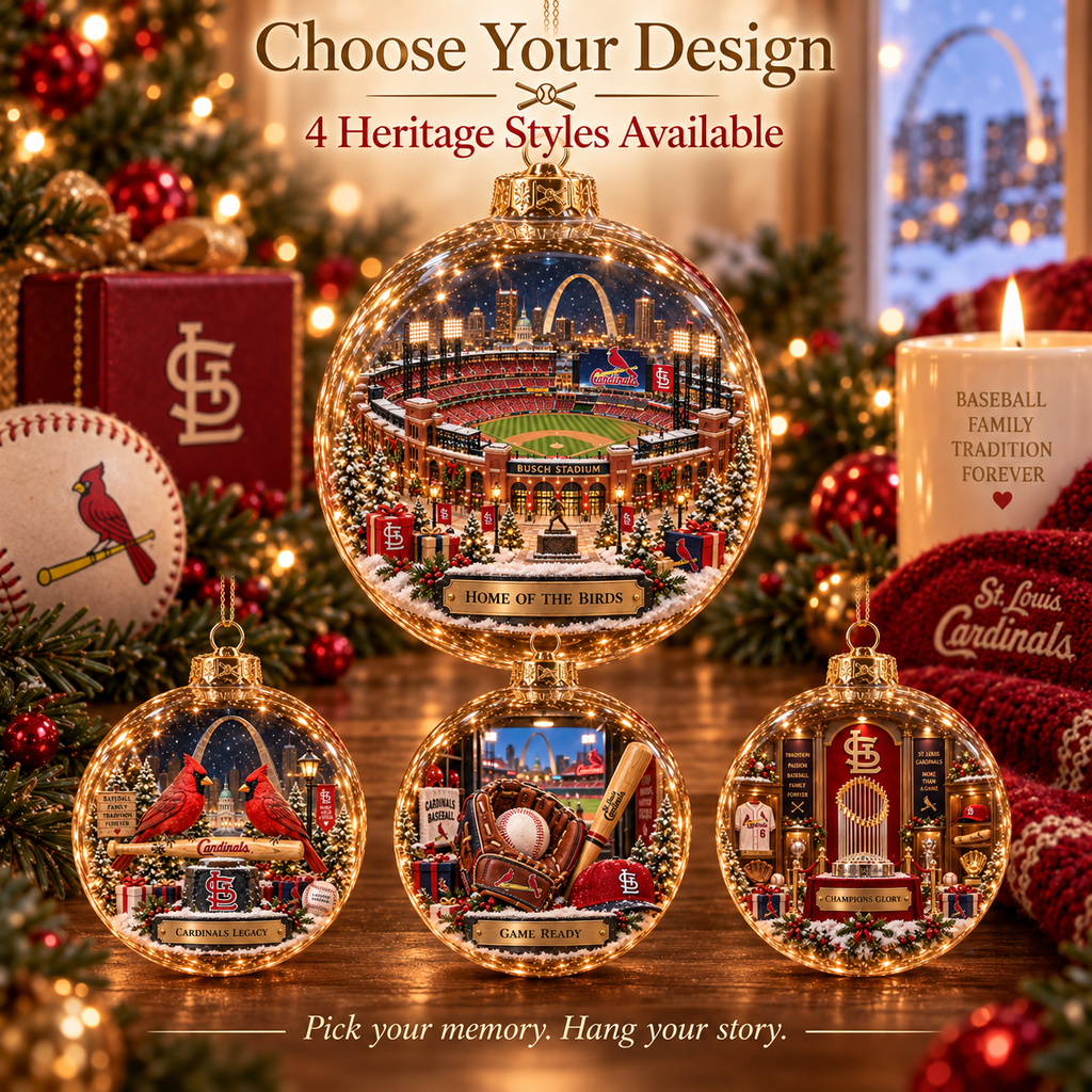 Cardinals Light-Up Heritage Christmas Ornament