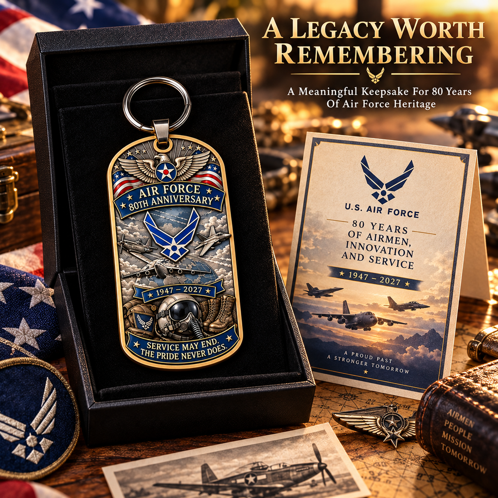 Air Force 80th Anniversary Commemorative Keychain