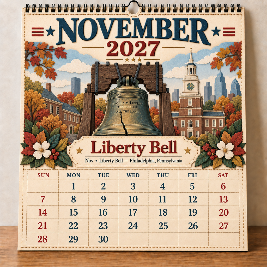 2027 America’s Iconic Landmarks Wall Calendar